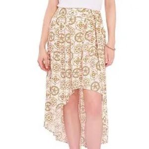 Vince Camuto flowing skirt.  Top is anthropology, but matches the skirt embroid